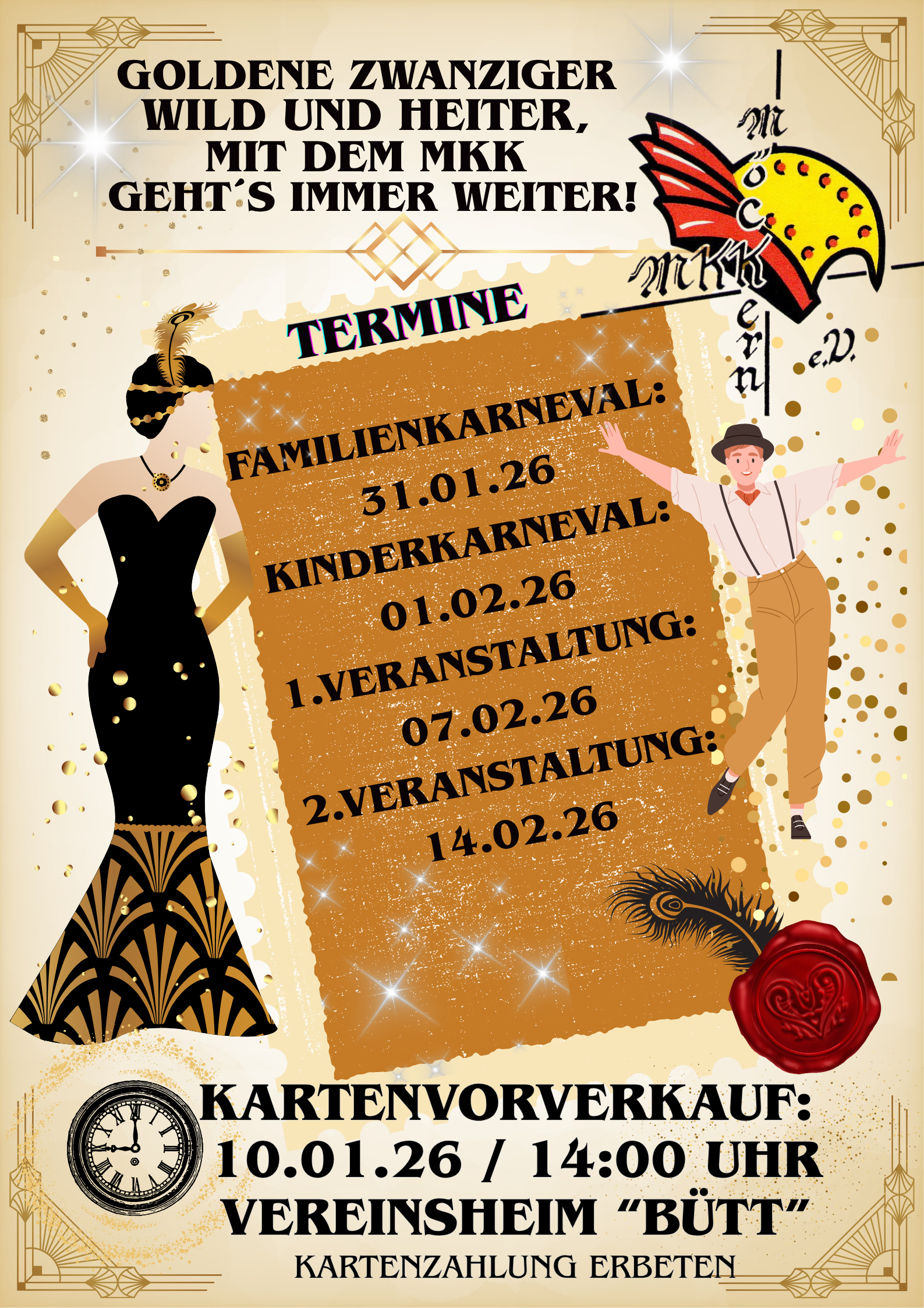 Goldene Zwanziger wild und heiter mit dem MKK geht es immer weiter